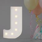 Balão de mosaico Marquee Light Up Letters JoyBox Design 2FT J