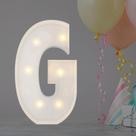 Balão de mosaico Marquee Light Up Letters JoyBox Design 60 cm G