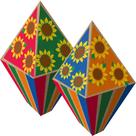 Balão de Papel para Festa Junina Tamanho Grande Pacote com 2 Unidades