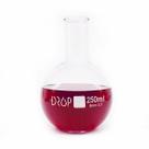 Balão de Vidro Fundo Chato 250ml - Drop - Unidade - Drop Glass