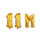 Balão Dourado Metalizado Comemore Seguidores 11M Instagram Balão Dourado Metalizado Comemore Seguidores 11M Instagram