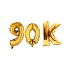 Balão Dourado Metalizado Comemore Seguidores 90k Instagram Balão Dourado Metalizado Comemore Seguidores 90k Instagram