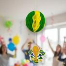 Balão Enfeite Bola Papel Brasil Copa Festa Decoração Variado Taça