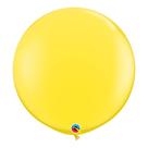 Balão Gigante de Festa em Látex 3ft (90 cm) - Yellow (Amarelo) - 2 Unidades - Qualatex - Rizzo