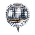 Balão Globo Metalizado Discoteca Anos 80/90 Balada 4D 24" - 63 cm
