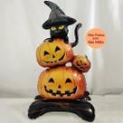 Balão Halloween - Trio Abóbora com Gato - 68cm x 140cm - Animare - Valor Unitário