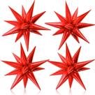 Balão Katchon Red Star, pacote de 50 polegadas, para decoração de festas