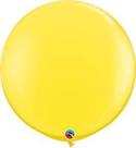 Balao látex 3 pés amarelo qualatex und