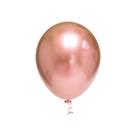 Balão Látex 5 Platino Rose Gold 25 Un - Pic Pic
