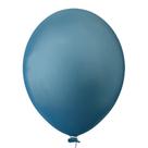 Balão Látex Azul Ártico - 9 Polegadas - 50 Unidades