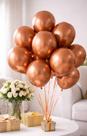 Balão Látex Rose Gold 9 Pacote com 50 Unidades