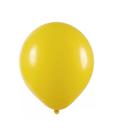 Balão Liso Amarelo 12" - Pacote com 12 Unidades