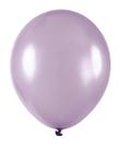 BALÃO LISO - ART-LATEX Nº 09 - METAL (EFEITO PEROLADO) - LILÁS - Pacote com 50 unidades