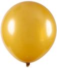 BALÃO LISO - ART-LATEX Nº 09 - METAL (EFEITO PEROLADO) - OURO - Pacote com 50 unidades