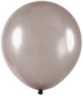 BALÃO LISO - ART-LATEX Nº 09 - METAL (EFEITO PEROLADO) - PRATA/CINZA - Pacote com 50 unidades