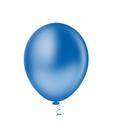 Balão Liso Azul 16" - Pacote com 12 Unidades