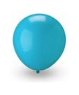 Balão Liso Azul Piscina 16" - 12 Unidades