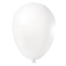 BALÃO LISO REDONDO - JOY Nº 6,5 - BRANCO - Pacote com 50 unidades - Balões Joy