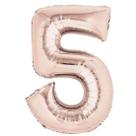 Balao Met Pratica 40cm Rose N5