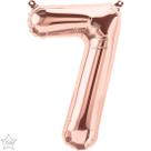 Balao Met Pratica 40cm Rose N7