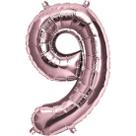 Balao Met Pratica 40cm Rose N9