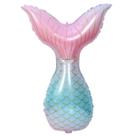 Balão Metalizado Cauda Sereia C/1un 52x85cm Festa Decoração