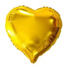Balão Metalizado Coração Dourado - 20 Polegadas Balão Metalizado Coração Dourado - 20 Polegadas