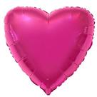 Balão Metalizado Coração Pink Rhodamine 20” (50cm)