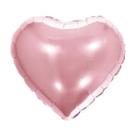 Balão Metalizado Coração Rose 18' 45cm P/ Decoração Festa