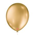 Balão Metalizado Dourado - 11 Polegadas - 25 Unidades Balão Metalizado Dourado - 11 Polegadas - 25 Unidades