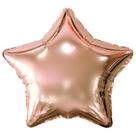 Balão Metalizado Estrela Rosa Ouro 10 polegadas 25 cm Mundo Bizarro - Inspire sua Festa Loja