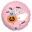 Balão Metalizado Halloween Boo - 18” (46 cm)