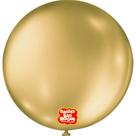Balão Metalizado N.05 Redondo Ouro - Pacote com 25 Balão Metalizado N.05 Redondo Ouro - Pacote com 25
