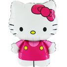 Balão Metalizado Toyland Hello Kitty 30cm vestido de rosa