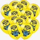 Balão Minions Especial Premium 9 Polegadas kit 25 Bexigas