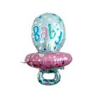 Balão Mylar em forma de chupeta de bebê grande para chá de bebê Balão Mylar em forma de chupeta de bebê grande para chá de bebê