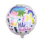 Balão Mylar Happy Birthday de 18 polegadas redondo de sereia