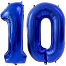 Balão Número 10 de Alumínio Azul Marinho 40" LVMOQIQIU