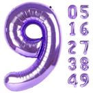 Balão Número 9 Roxo Upgesy 102 cm Decoração para Festa