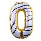 Balão Número Metalizado Doce Sweet Candy Rosquinha 75cm Balão Número Metalizado Doce Sweet Candy Rosquinha 75cm
