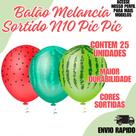Balão Pic Pic Melancia Sortido N10 C/25un Festa Aniversario