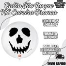 Balão São Roque N5 C/15Uni Tema Caveira Festa Halloween