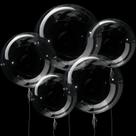 Balão Sumind 35 unidades Bobo Transparent 6 tamanhos para festa