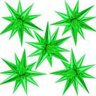 Balão TOTAFAM Green Star 60 unidades Foil Cone Magic Starburst