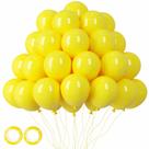 Balão Voircoloria 105 unidades de látex de festa de 12 polegadas amarelo Balão Voircoloria 105 unidades de látex de festa de 12 polegadas amarelo