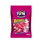 Balas de gelatina Beijos Morango 500g - Fini