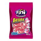 Balas de gelatina Beijos Morango 500g - Fini
