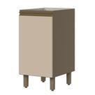 Balcão 01 Porta 40 cm Connect Duna/Cristal Balcão 01 Porta 40 cm Connect Duna/Cristal