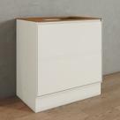 Balcão 02 Gavetas 80cm 100% Mdf com Tampo Fineze