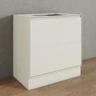 Balcão 02 Gavetas 80cm 100% Mdf com Tampo Fineze